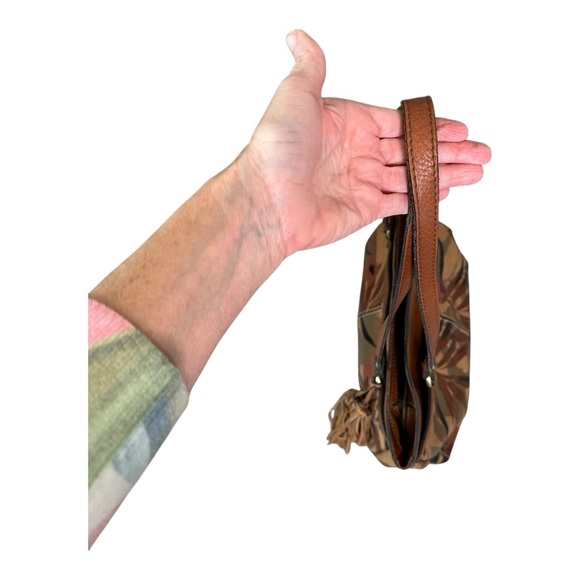 Patricia Nash Limited Edition Poppy Tote Palm Leaves - Picture 13 of 17